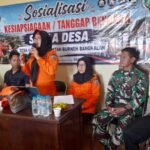 Antisipasi Keadaan Darurat, Babinsa Burneh Gembleng Warga Desa Kapor Sadar Mitigasi Bencana